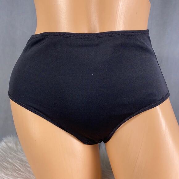Essential Bodywear Nicole Smooth Brief Panty Size Medium Black 1407 EBW - Picture 1 of 11